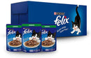 Caja de 24 Felix Sardina Salsa 85g - Alimento para gato