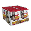 Caja de 24 Hill's Science Diet Felino Adult Original Pouch 79g Receta Pollo - Alimento Húmedo Gato Adulto