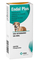 Endal Plus Caja con 4 tabletas - Cuidado para Perros