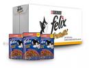 Caja de 24 Felix Fantastic Deli con Carne 85g - Alimento para gato