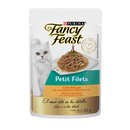 Caja con 12 piezas de Fancy Feast Pouch Petite Filets Pollo 85g - Alimento para gato