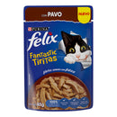 Felix Fantastic Tirita con Pavo 85g - Alimento para gato