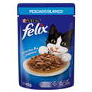 Caja de 24 Felix Pescado Blanco 85g - Alimento para gato