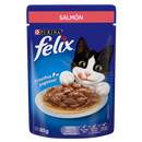 Caja de 24 Felix Salmón Salsa 85g - Alimento para gato
