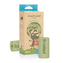 Earth Rated Bolsas Compostables para Excremento de perros, 60 bolsas en 4 rollos