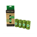 Poop bags Bolsa Compostable 4 rollos 60 bolsas  - Accesorios Perro y Gato