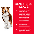 Hill's Science Diet Adult 7+ Lata 0.37kg Receta Pollo y Cebada - Alimento Húmedo Perro Senior