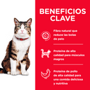 Hill's Science Diet Felino Adult Control de Bolas de Pelo 1.6kg Receta Pollo - Alimento Seco Gato Adulto