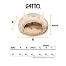 Jack Pet Cama Para Gato Estilo Cueva Grande Color Arena - Accesorios