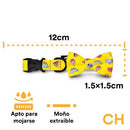 Jack Pet Collar Con Moño Para Perro Chico Color Amarillo - Accesorios
