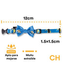 Jack Pet Collar Con Moño Para Perro Chico Color Celeste - Accesorios