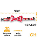 Jack Pet Collar Con Moño Para Perro Chico Color Rojo - Accesorios