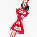 Jack Pet Collar Con Moño Para Perro Mediano Color Rojo - Accesorios