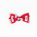 Jack Pet Collar Con Moño Para Perro Mediano Color Rojo - Accesorios
