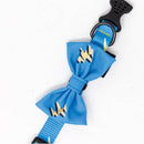 Jack Pet Collar Con Moño Para Perro Mediano Color Celeste - Accesorios