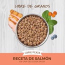 Pack Instinct Original Minced Cups Para Gato 12 Sobres Sabor Salmón 99g - Alimento para gato