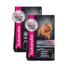 Pack 2 Eukanuba Adult Small Breed 2.04 kg - Adulto  Pequeña