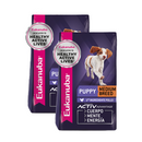 Pack 2 Eukanuba Puppy Medium Breed 2.04 kg - Cachorro  Mediana