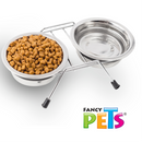 Fancy Pets Plato Comedero Doble 16oz (568ml) - Accesorios