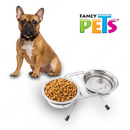 Fancy Pets Plato Comedero Doble 16oz (568ml) - Accesorios