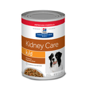 Hill's Prescription Diet k/d Canine Enfermedad Renal/Cardiaca Pollo y Vegetales Estofado Lata 354g - Alimento Húmedo para Perro