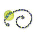 KONG Pelota Squeakair Mediana con Cuerda - Juguetes Morder Perro